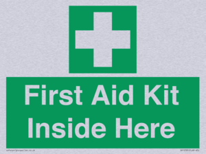 First Aid Kit Inside Here